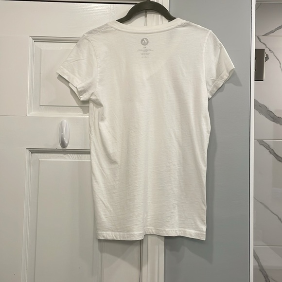 American Giant White Short Sleeve V-Neck Tee Size XS - Picture 2 of 3